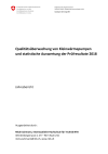 Qualitätsüberwachung von Kleinwärmepumpen und statistische Auswertung der Prüfresultate 2018