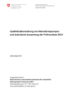 Qualitätsüberwachung von Kleinwärmepumpen und statistische Auswertung der Prüfresultate 2019