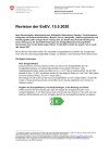 Revision der Energieeffizienzverordnung EnEV