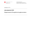 Eidgenössische Energieforschungskommission. Jahresbericht 2019