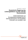 Dynamische Regelung des Leistungsfaktors cos Phi und des Drehmoments