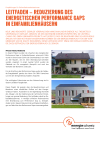 Leitfaden — Reduzierung des energetischen Performance Gaps in Einfamilienhäusern