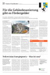 Kantonsseiten – Energiejournal 2020