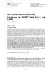 Leitthemen der SWEET Calls 1-2021 und 2-2021
