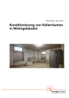 Konditionierung von Kellerräumen in Wohngebäuden