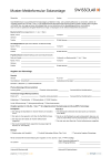 Muster Meldeformular Solaranlage