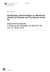 Nichtfossilen Verkehrsträgern im öffentlichen Verkehr auf Strassen zum Durchbruch verhelfen