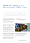 Abwärmenutzung in einem Industriebetrieb mit Dampfnetz