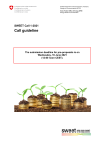 SWEET Call 1-2021: Call Guideline