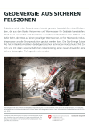 Geothermal energy from safe rock zones