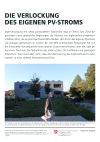 Die Verlockung des eigenen PV-Stroms