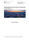 Mobility Research and Innovation in Switzerland, Thursday, 9 September 2021, Verkehrshaus der Schweiz, Luzern