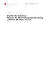 Erläuternder Bericht zur Revision der Stromversorgungsverordnung (StromVV, SR 734.71; Art. 8a)