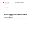 Revision der Stilllegungs- und Entsorgungsfondsverordnung (SEFV)