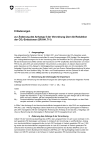 Erläuterungen zur Änderung des Anhangs 5 der Verordnung über die Reduktion der CO2-Emissionen (SR 641.711)