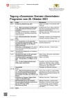 Tagung «Zusammen Grenzen überwinden»