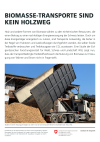 Biomasse-Transporte sind kein Holzweg