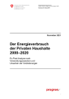 Der Energieverbrauch der Privaten Haushalte 2000 bis 2020: Ex-post-Analyse nach Verwendungszwecken und Ursachen der Veränderungen