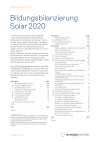 Bildungsbilanzierung Solar 2020