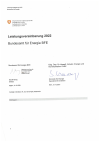Leistungsvereinbarung UVEK-BFE 2022