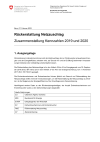 Rückerstattung Netzzuschlag - Zusammenstellung Kennzahlen 2019 und 2020