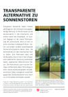 Transparente Alternative zu Sonnenstoren