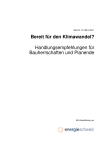 Bereit für den Klimawandel? Handlungsempfehlungen für Bauherrschaften und Planende