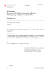 Verordnung über elektrische Niederspannungsinstallationen (Niederspannungs-Installationsverordnung, NIV)