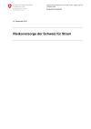 Risikovorsorge der Schweiz für Strom