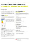 Leitfaden zur Energiekennzeichnung im Handel