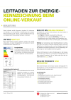 Leitfaden zur Energiekennzeichnung beim Online-Verkauf