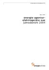 energie-agentur-elektrogeräte eae. Jahresbericht 2004