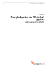 Energie-Agentur der Wirtschaft (EnAW). Jahresbericht 2004