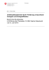 Arbeitsplatzpotenzial durch Förderung erneuerbarer  Energien und Energieeffizienz