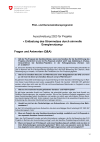 FAQ: 2023 call for projects «Relief of the power grid through appropriate use of Energy»