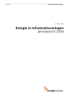 Energie in Infrastrukturanlagen. Jahresbericht 2004