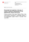 Renewable fuel registries in Europe: A review of systems implemented in The Netherlands, Austria and France