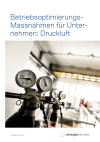Operational optimisation measures for companies: Compressed air