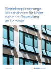 Operational optimisation measures for companies: Indoor climate in summer
