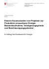 Externe Kurzevaluation von Projekten zur Produktion erneuerbarer Energie: Bestandsaufnahme, Verzögerungsgründe und Beschleunigungspotential