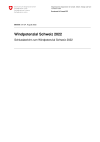 Schlussbericht zum Windpotenzial Schweiz 2022