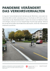 Pandemie verändert das Verkehrsverhalten