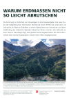 Warum Erdmassen nicht so leicht abrutschen