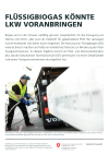 Flüssigbiogas könnte Lkw voranbringen