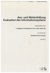 Aus- und Weiterbildung: Evaluation des Informationssystems