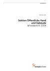 Sektion Öffentliche Hand und Gebäude. Jahresbericht 2004