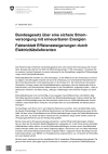 Bundesgesetz über eine sichere Stromversorgung mit erneuerbaren Energien