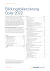 Bildungsbilanzierung Solar 2022