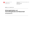 Erlösmöglichkeiten und Vermarktungskosten der Wasserkraft