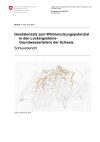 Geodatensatz zum Wärmenutzungspotenzial in den Lockergesteins-Grundwasserleitern der Schweiz